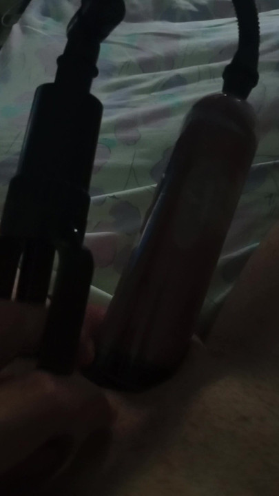 Pressing my cock.