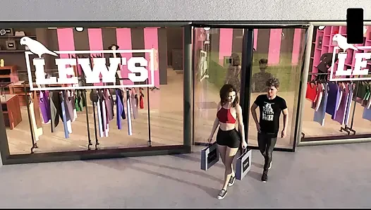 College Kings 20 ben ve Aubrey düz banyoda sikişirken yakalandık