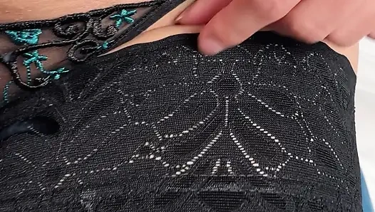 Amateur blowjob and cum on nylon stockings - Pantera Nika