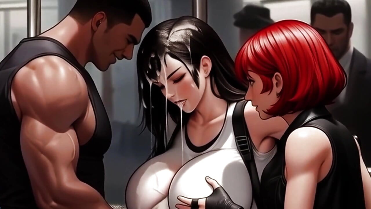 Tifa's Titties Demand Attention On The Midgar Train