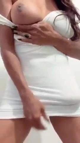 massive dick slim tranny in skirt
