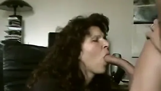 cum is dripping out of her mouth