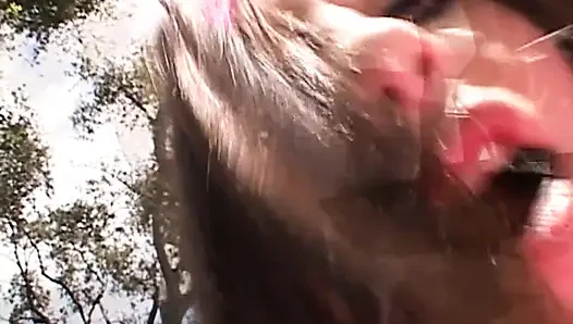 She Is a Real Bitch... Two Cocks Are Not Enough for Her!!