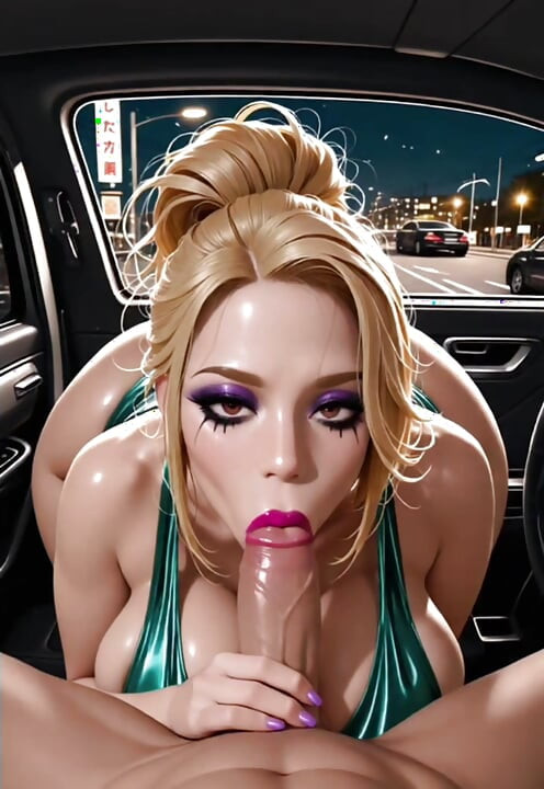 Hentai anime - I in the car, pull down your pants to suck it