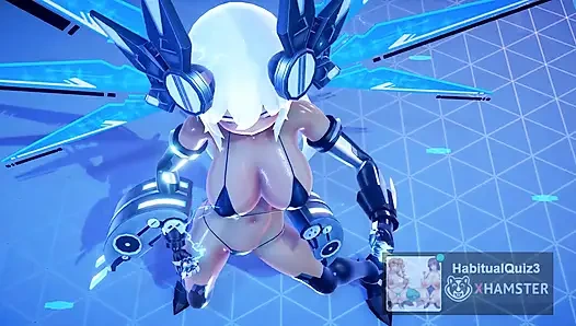 mmd r18 Black Heart in your CPU Black Heart Hyper sex dance public ahegao ntr fuck hard dildo 3d hentai