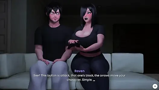 Mansion days # 5 - goth hottie benutzt ihren nassen mund