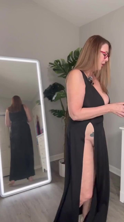 BTS of a Try-On & BendOver Test Video by Mature MILF Elaina St James | Clip 1