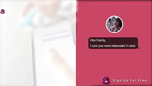 Candy anal seks randevusnda yaramazlık yapıyor! Snap-fuck