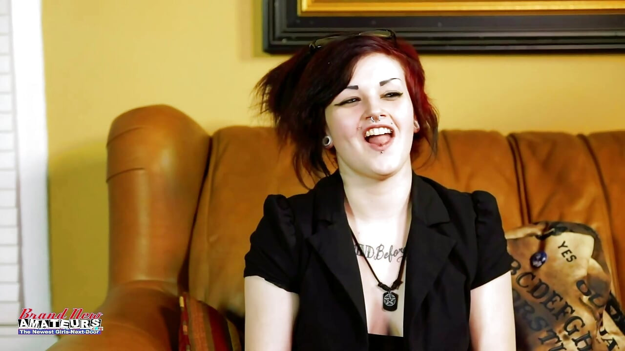 Sexy Inked Brunette Marcie Plays With Toys!