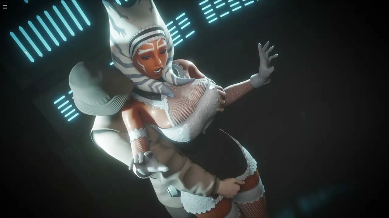 アソーカ XXX - アソーカ・タノの手コキと彼女の巨乳