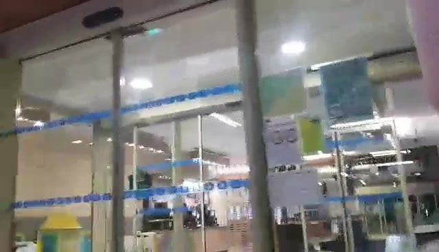 Naked in france gas station