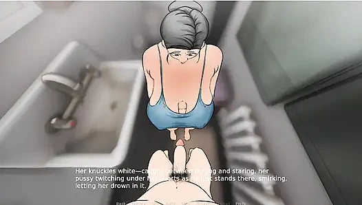 Dibajak 1: nenek seksi kencing dan menggoda cucu dan mandi dengan cucu