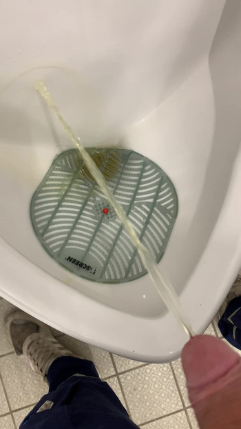 pee on public disgusting toilet