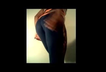 蓝色系带乌木紧身裤
