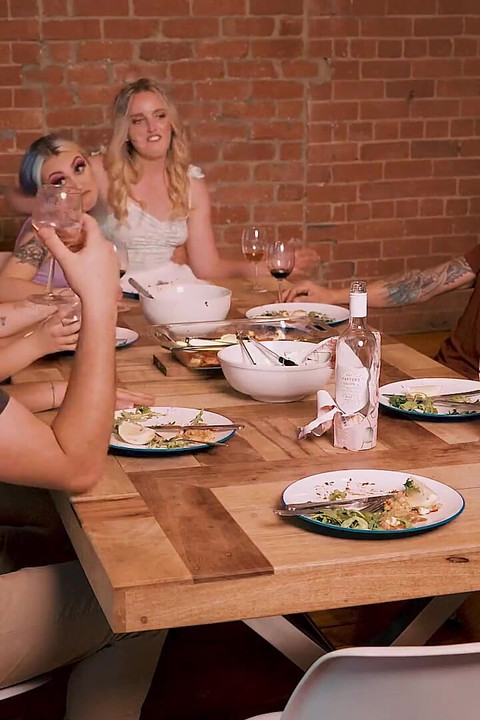 Dine Featuring Charlie Forde, Nova Hawthorne, Woody Alyx, Violet Devine, Leo Vargrsson, Trixie Monroe