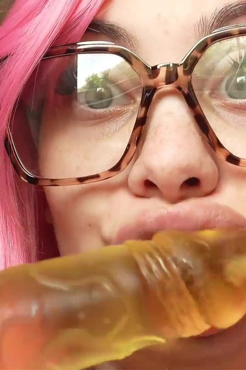 I Make Silly Faces While I Suck and Jerk off Your Small Dick Watch Me Pull Ahegao Faces and Make Funny Expressions