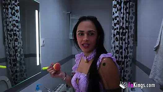 The Slut Valenpink Busted by 7 Studs! What a Gangbang!