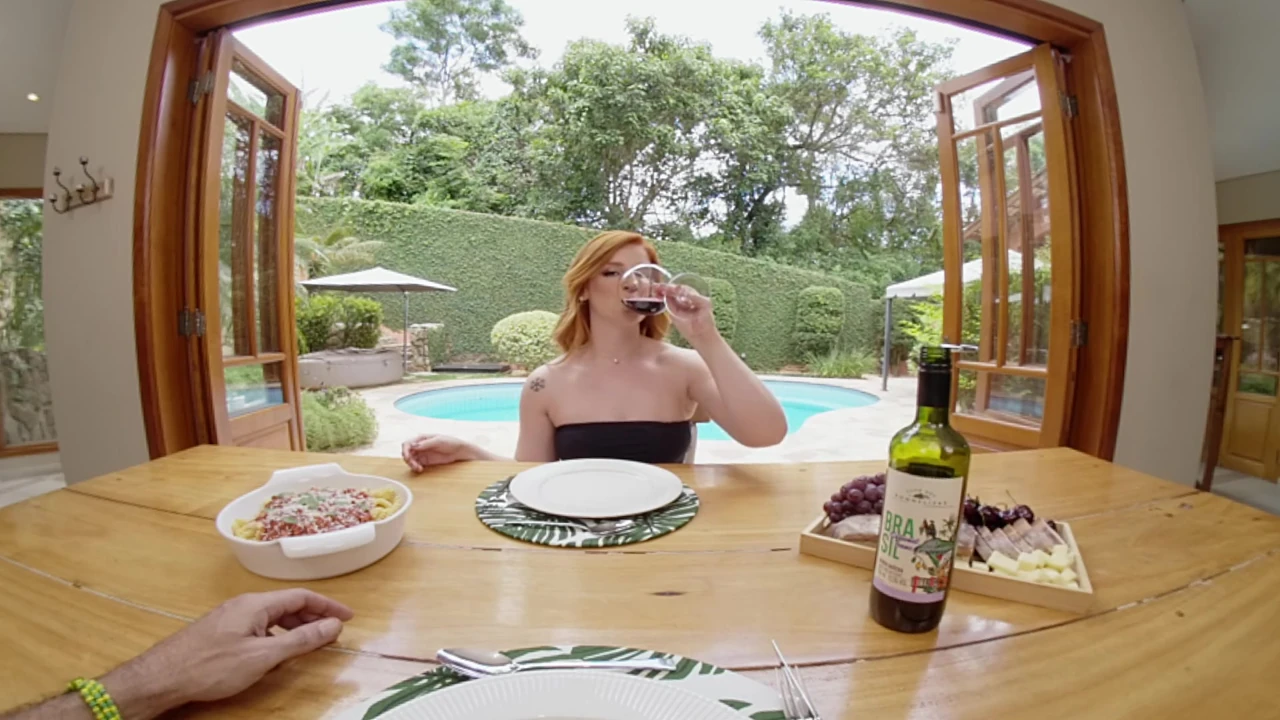 I made curvy Latina redhead scream after dinner date