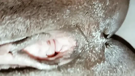 Indian Aunty with Young Boy Playing with Tits & Desi Pussy