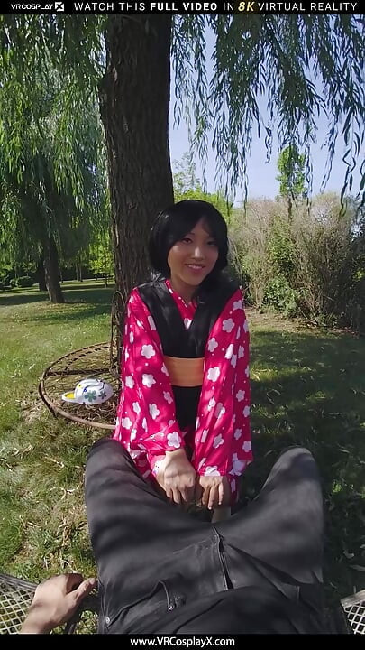 VRCosplayx Demon Slayer Mai Thai Ca Yaiba Makomo a devenit fierbinte și pofticioasă pe cât este periculoasă, partea 1