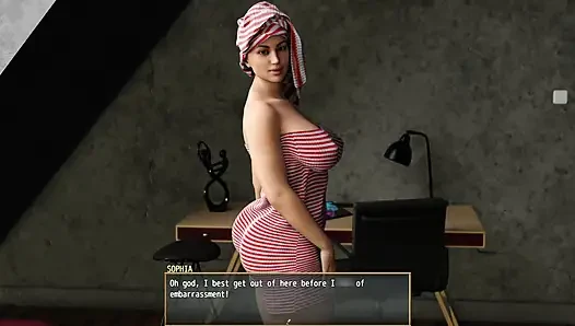 Robert's Compliments to His Bubbly Hot Step MOTHER & Mesmerised By Her Big Tits And Huge Ass