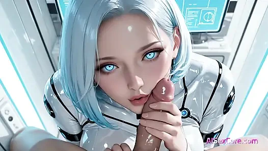 Rambut biru disodok pulsa android sementara seks kasar membebani intinya yang sempurna