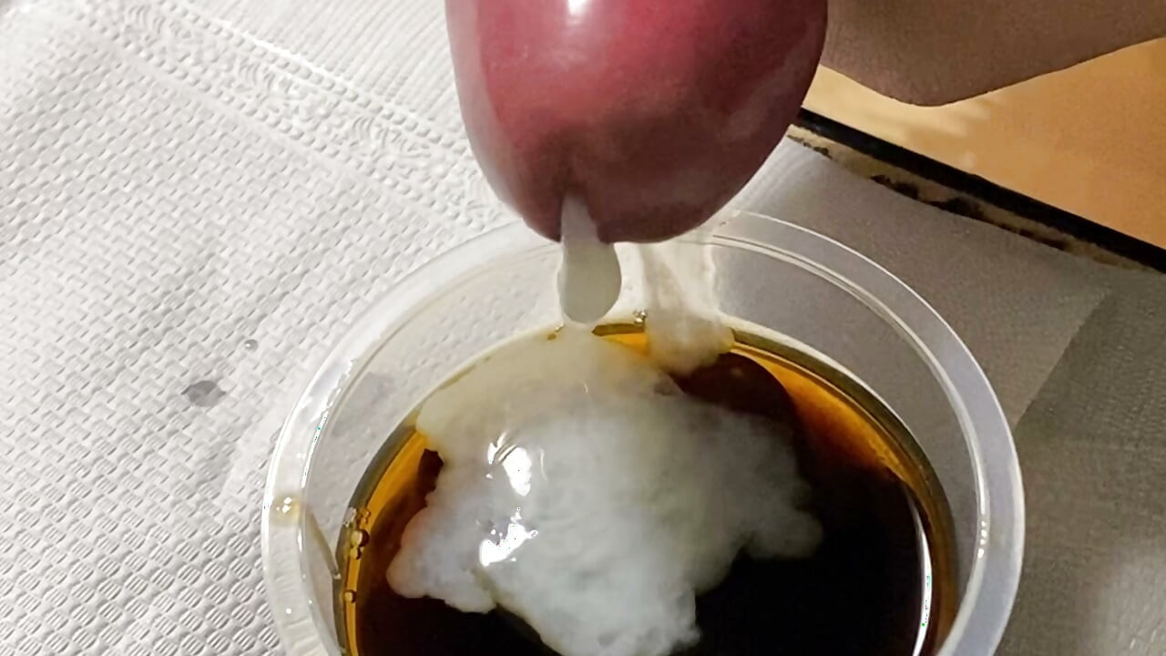 Eat coffee jelly with two servings of homemade milk
