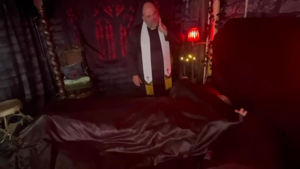 Part 1:- Queen Vampire Turns The Priest into a Cock sucking whore!