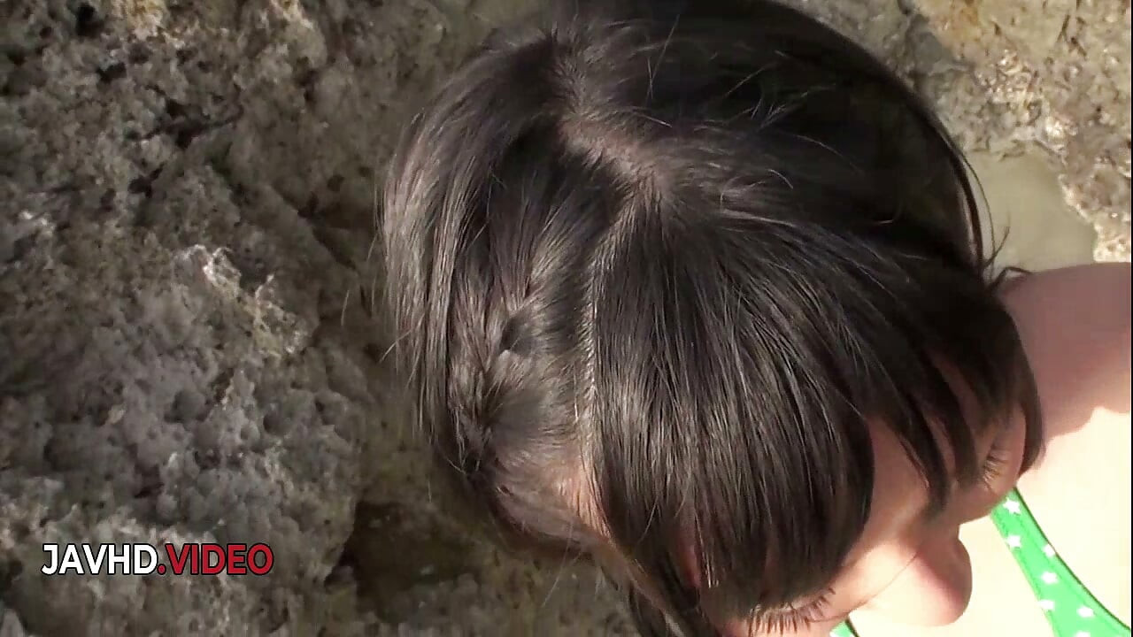 Megumi Haruka's Sensational Beach Blowjob Adventure
