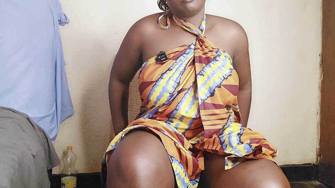african mommy fingering her self in another room in the family house