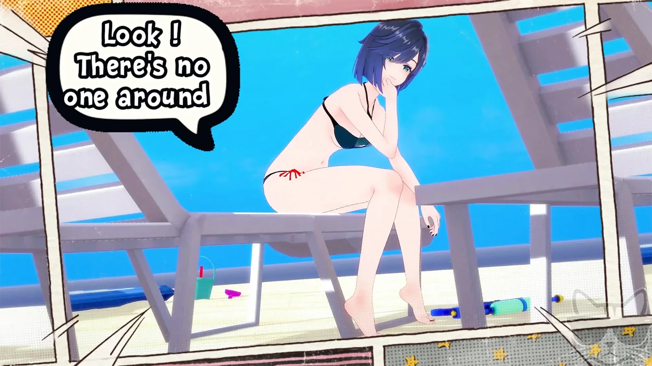 Yelan x Shenhe at the beach (genshin impact) P1 STORY
