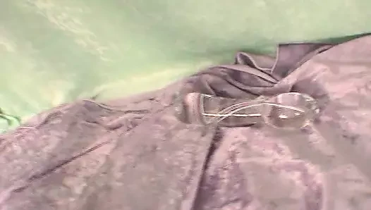 Elegant Blonde Gets Horny With Glass Dildo