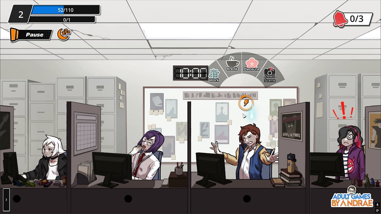 Femboy Ghost Gameplay Part 1 – Discreet Masturbation at Work