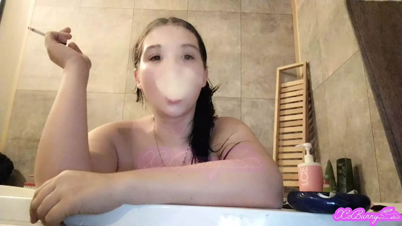 Smoking in bathtub