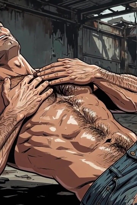 Hairy Chest Men Animation