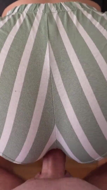 Spectacular moment from "Fucked my stepsister through a hole in her shorts, her torn shorts turned me on"