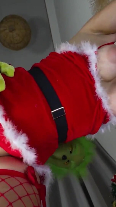 On Christmas night I got fucked hard by the grinch! | Clip 2