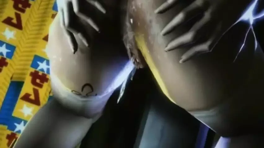 动漫性爱 - 年轻的日本红发少女被大量坚硬大鸡巴群交