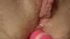 Sticking a vibrator in my ass and struggling to pull it out