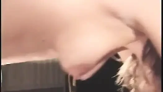 Brunette sub rubs her pussy while laying bed