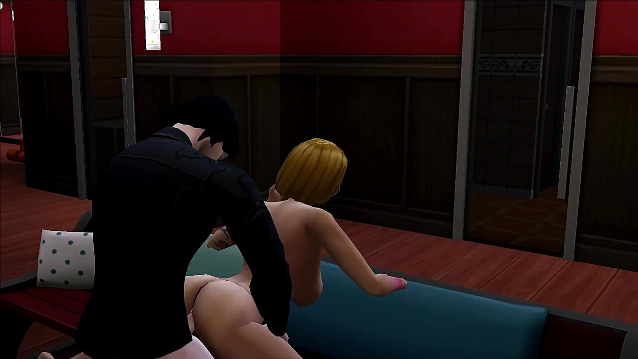 Brünette milf klatscht ficken und dreier