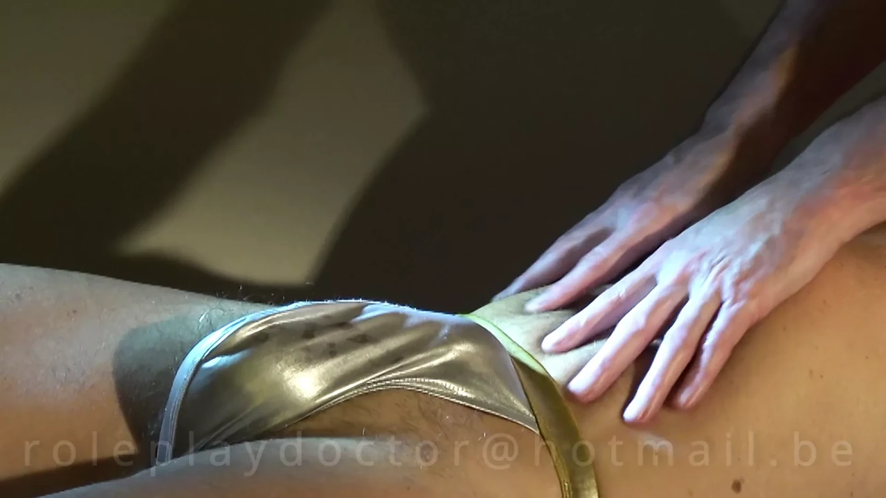 Sensual Massage In Shiny Panties