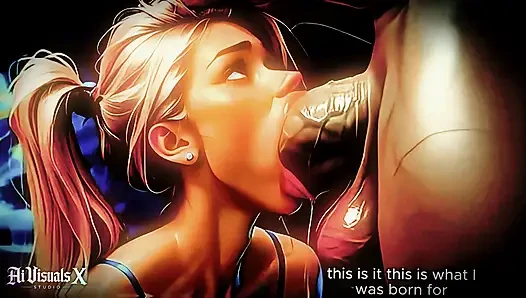 Orc Elf Alien Fantasy Blowjob & Titfuck Compilation - Animated Porn (AI Generated)