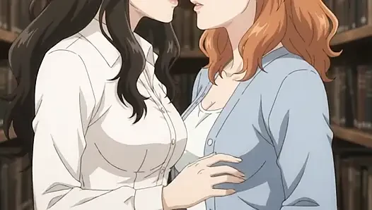 Two lesbian girls studying in liberty turn into intimate situation