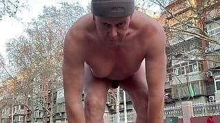 Naked on the street show my ass
