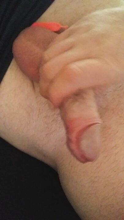 Handjod masturbating my dick