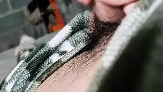 He masturbates now what's at home