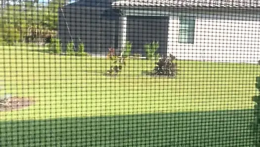 Exposing Myself To The Neighbors