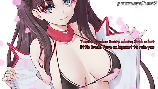 Rin Tohsaka lässt dich für ihre unterhaltung schnell kommen (Quickshot WICHsanleitung)