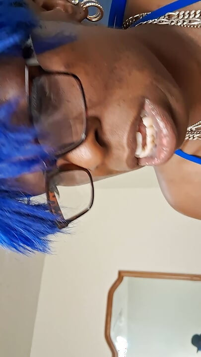 Porra prostituta azul safada